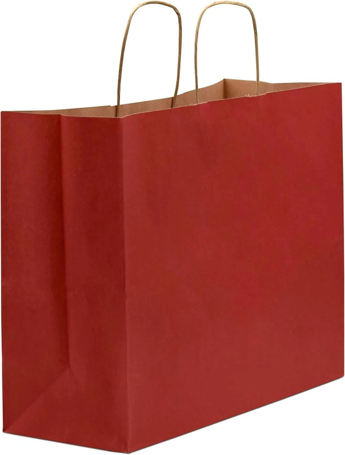 16x6x12 Large Red Paper Bags with Handles