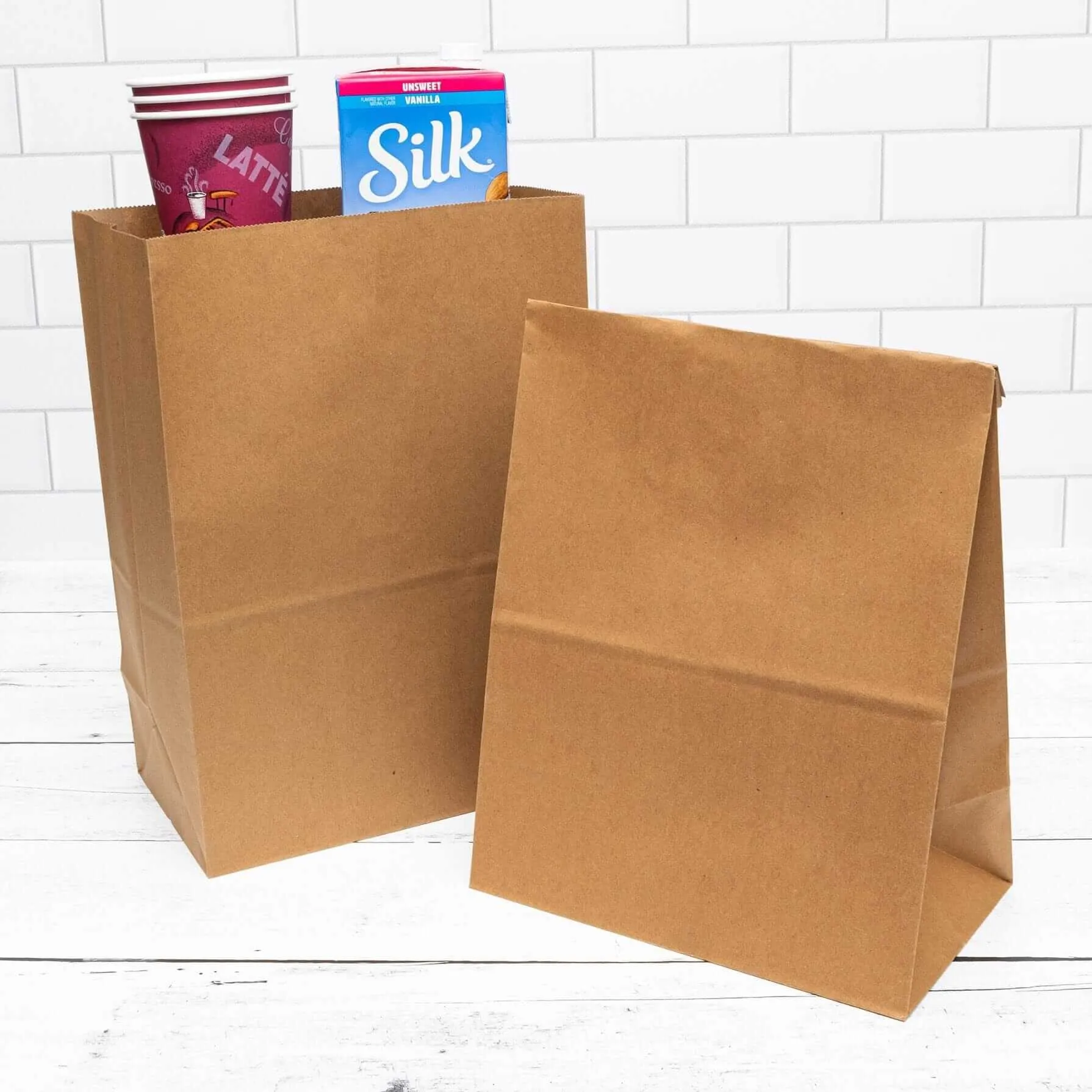 1/8 BBL SOS Small Paper Grocery Bags