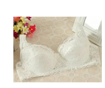 2016 Hot Sexy Fashion New Underwear Full Cup Coverage Minimizer non padded Lace Sheer Bra Size 32 34 36 38 40