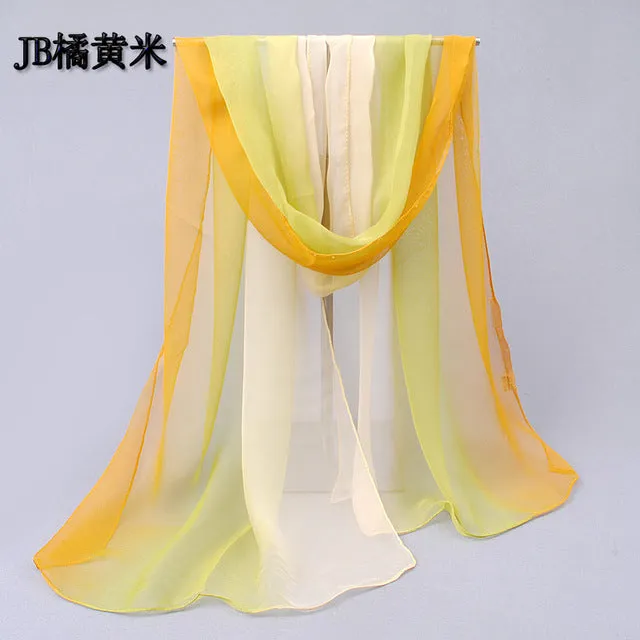 2017 New Brand Scarf Woman Muslim Hijab Silk chiffon Female Summer Sunscreen Scarf Spring And Autumn Women Fashion Scarf foulard