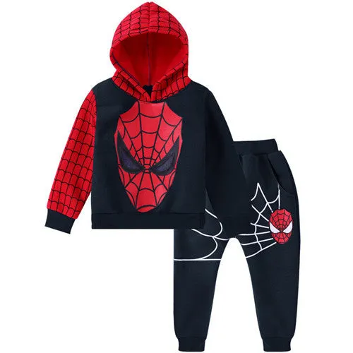 2017 New Children Outfits Tracksuit Batman Clothing Children Hoodies   Kids Pants 2 pcs kids Sport Suit Boys Clothing Set