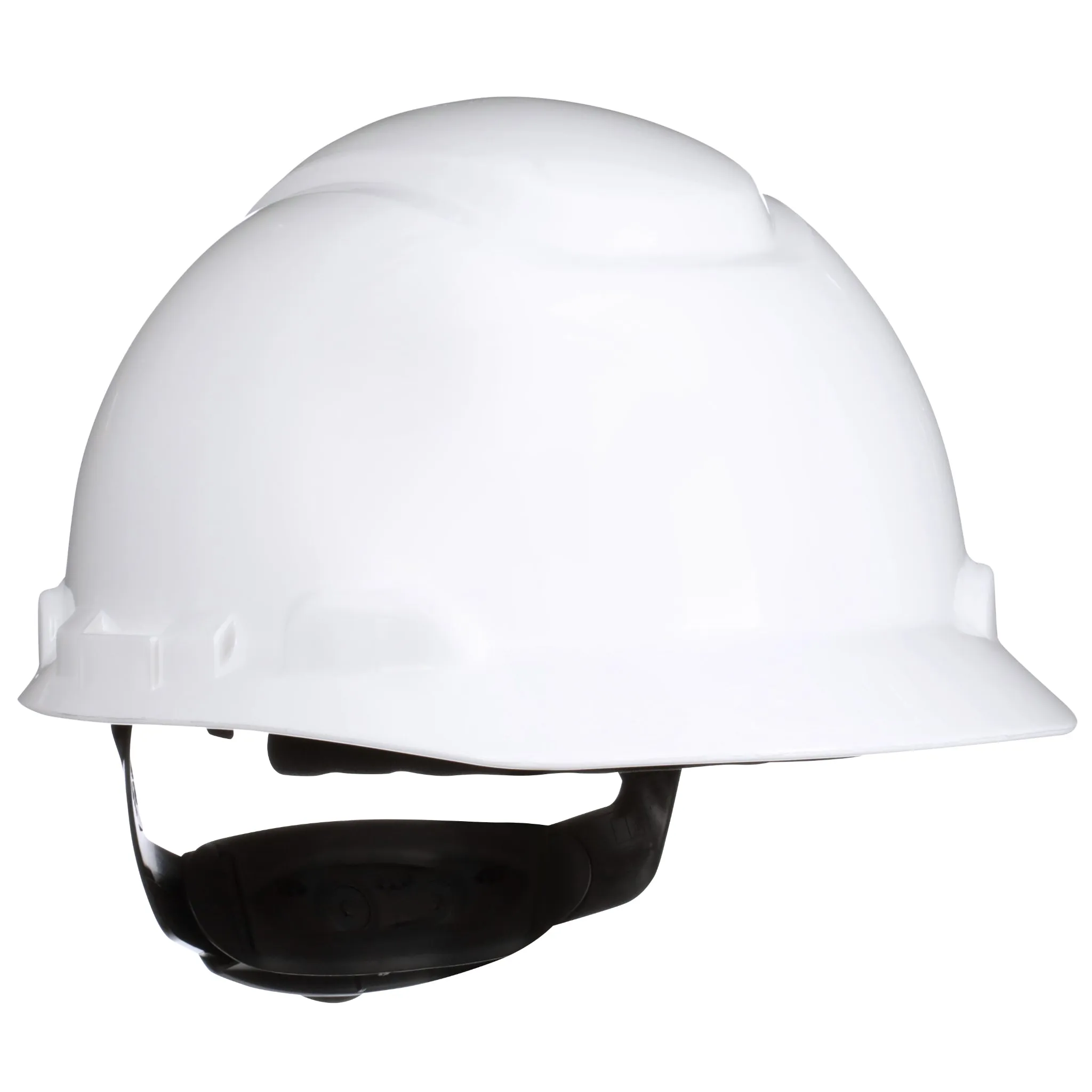 3M SecureFit Hard Hat H-701SFR-UV, White, 4-Point Pressure Diffusion Ratchet Suspension, with Uvicator, 1 Each