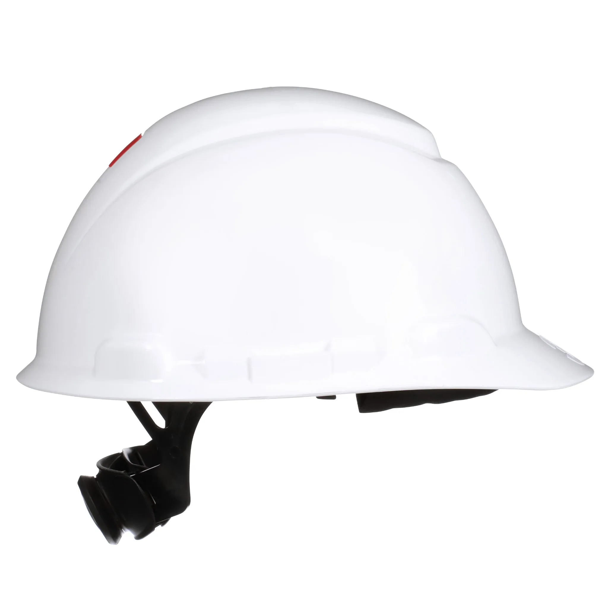 3M SecureFit Hard Hat H-701SFR-UV, White, 4-Point Pressure Diffusion Ratchet Suspension, with Uvicator, 1 Each