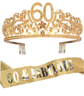 60th Birthday, 60th Birthday Gift, 60th Birthday Tiara, 60 Birthday Crown, 60th Birthday