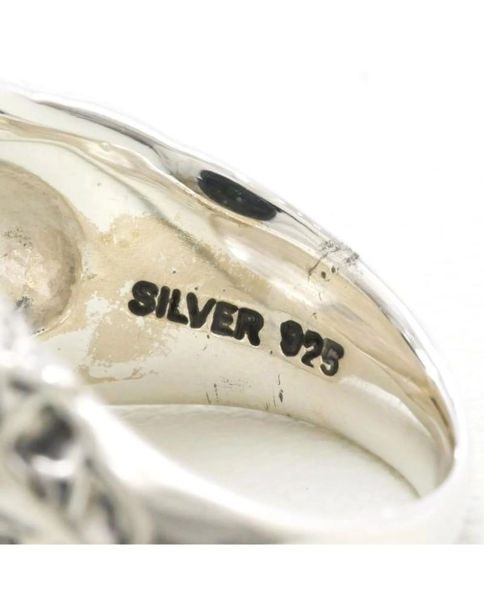 925 Silver Mens Ring - Good Condition