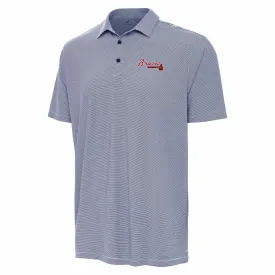 Antigua Men's Atlanta Braves Twine Polo