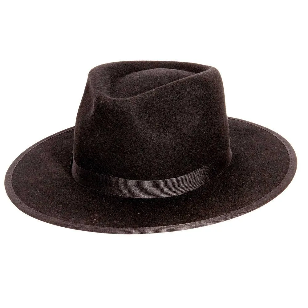 Bondi | Womens Wide Brim Felt Fedora Hat