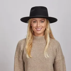 Bondi | Womens Wide Brim Felt Fedora Hat