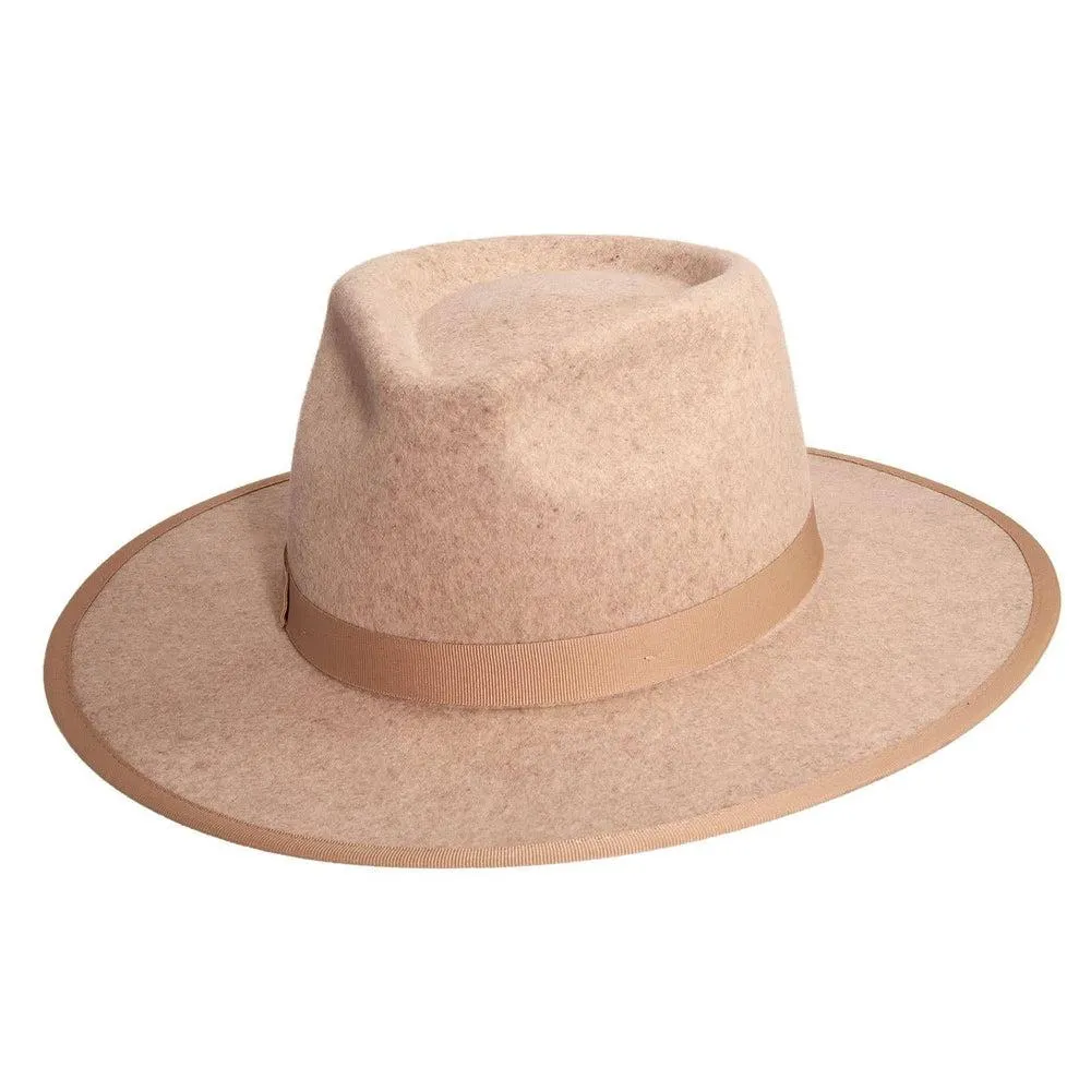 Bondi | Womens Wide Brim Felt Fedora Hat