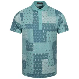 Boro Print Tech Pique Polo Marine - AW23