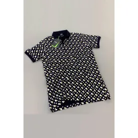 Boss Navy Mercerised Polo Shirt