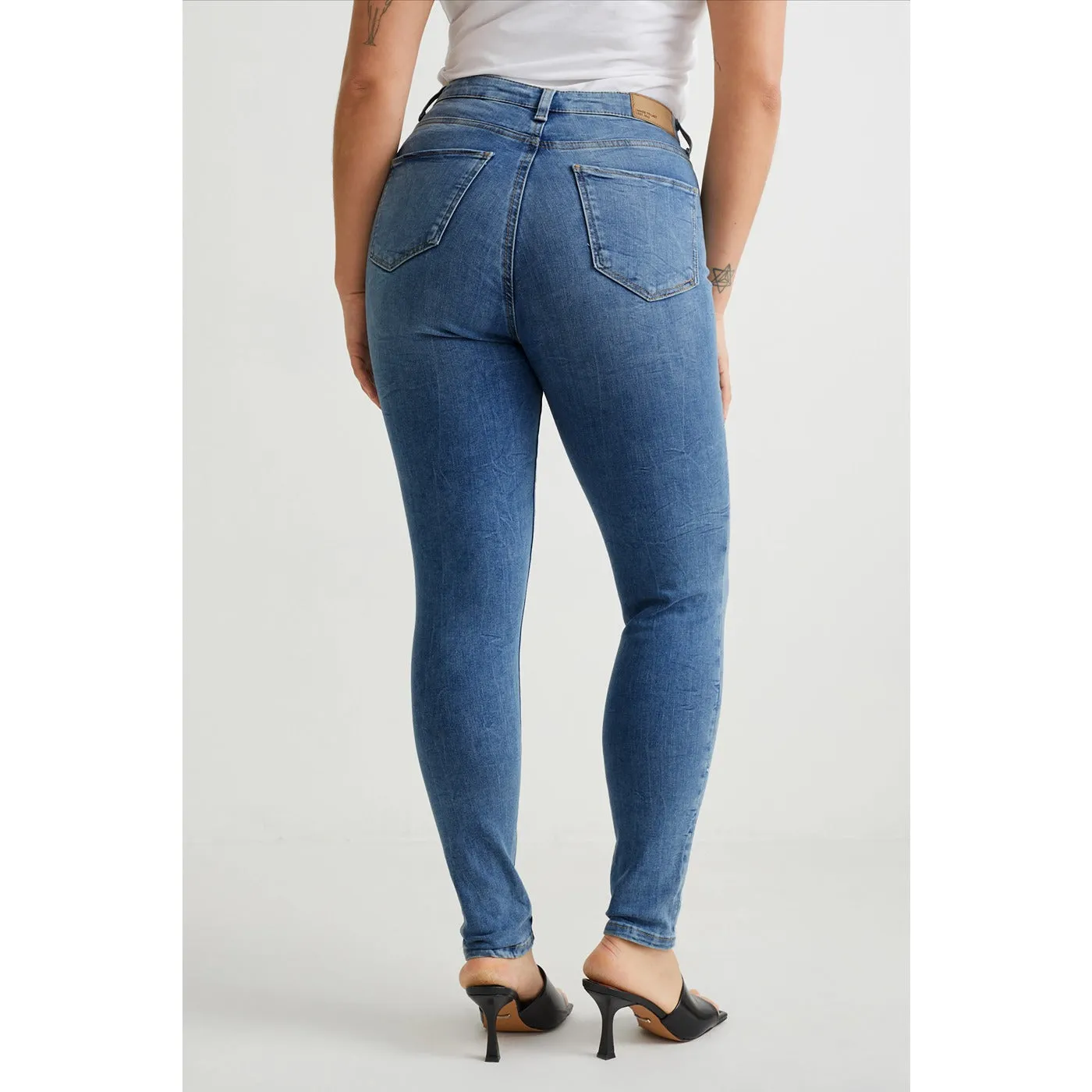 CA Curvy Blue Skinny Jeans