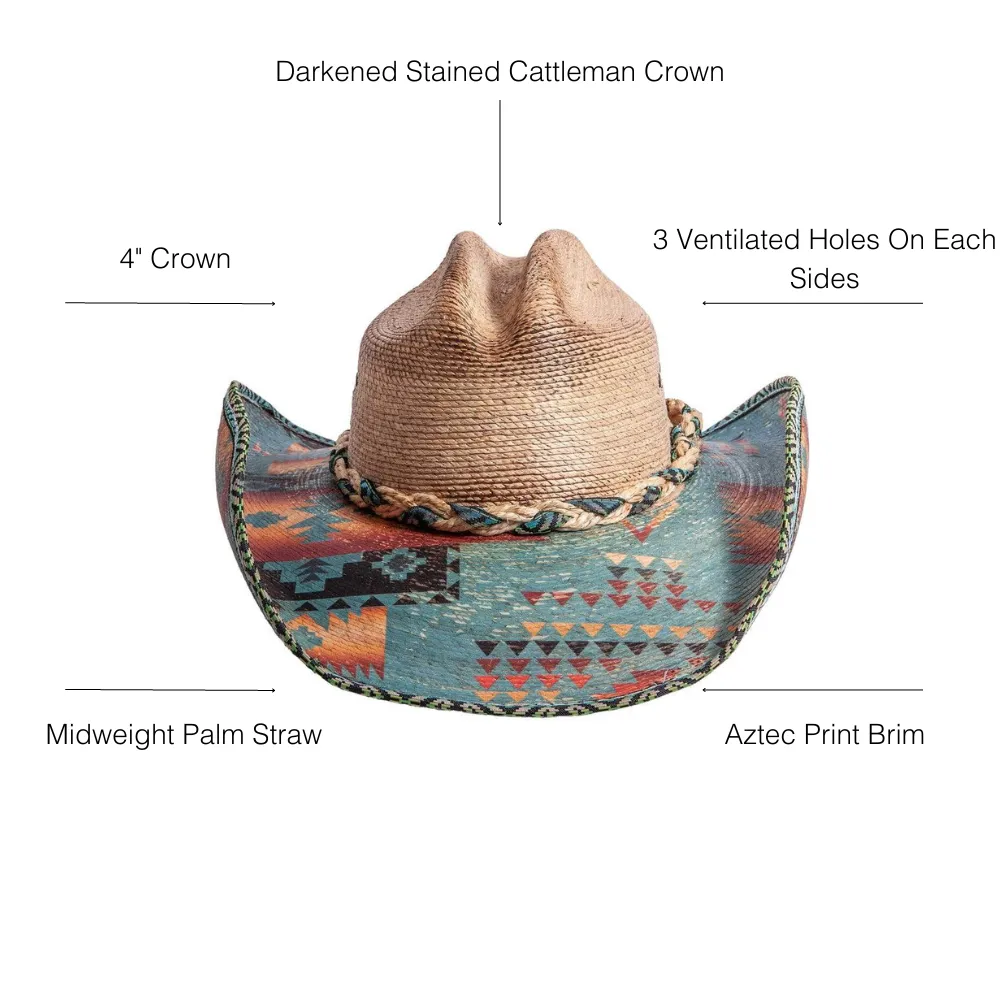 Cassius | Womens Straw Cowgirl Hat