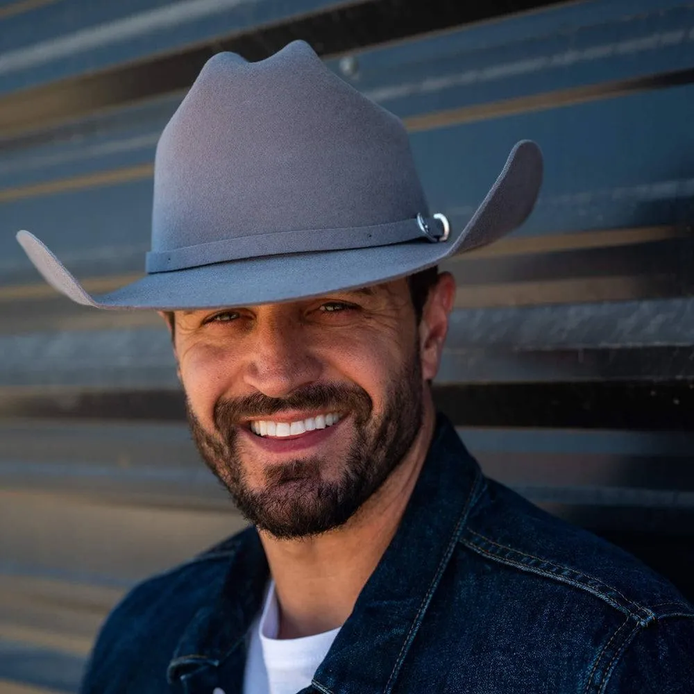 Cattleman | Mens Felt Cowboy Hat with Western Hat Band