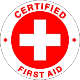 CERTIFIED FIRST AID RED