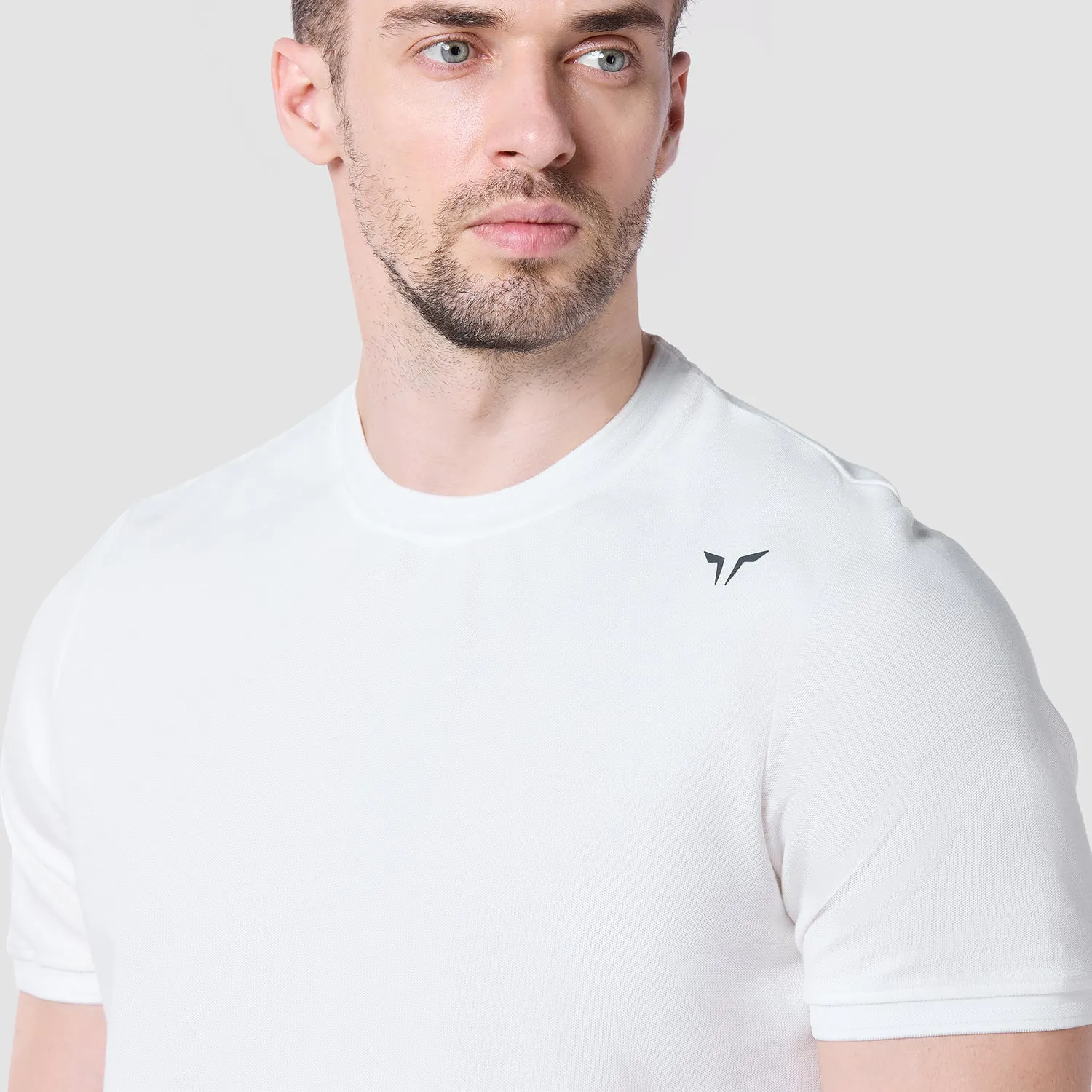 Core Crew Cut Tee - Pearl White