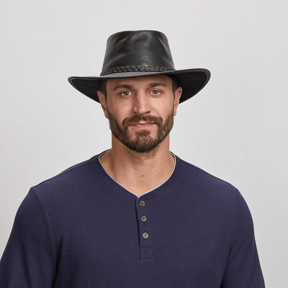 Crusher | Mens Crushable Leather Outback Hat