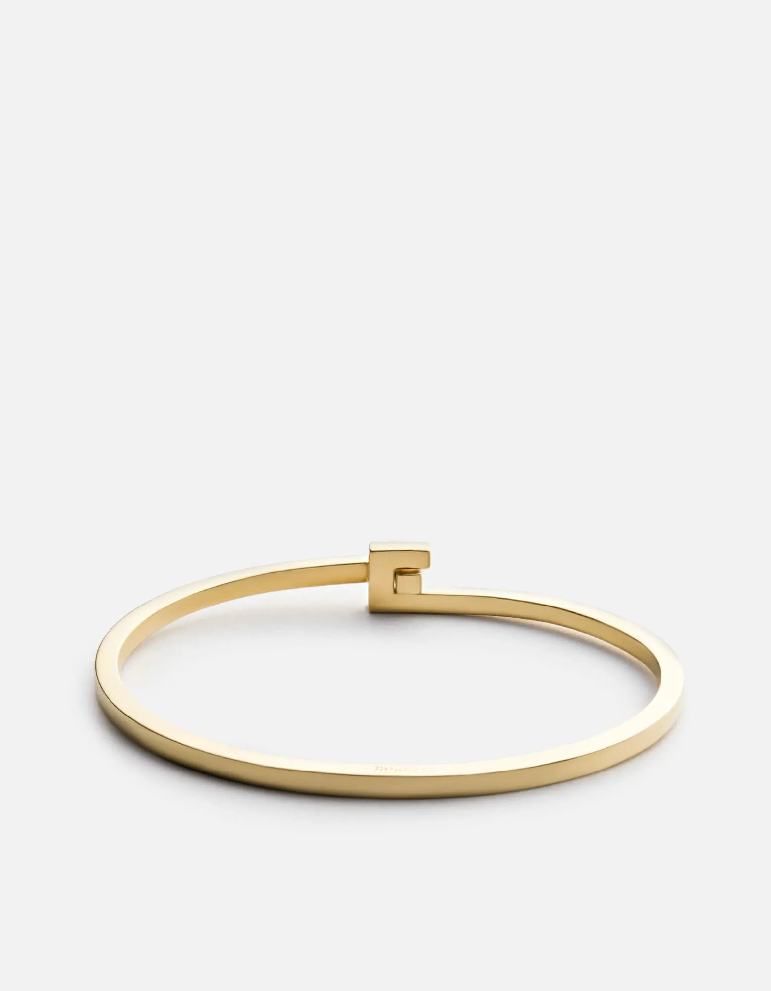 Cubist Cuff, 14k Gold Pavé Bar