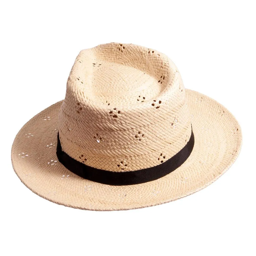 Dimitri | Mens Straw Fedora Hat