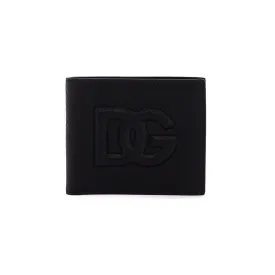 Dolce & Gabbana dg logo deer leather bifold wallet