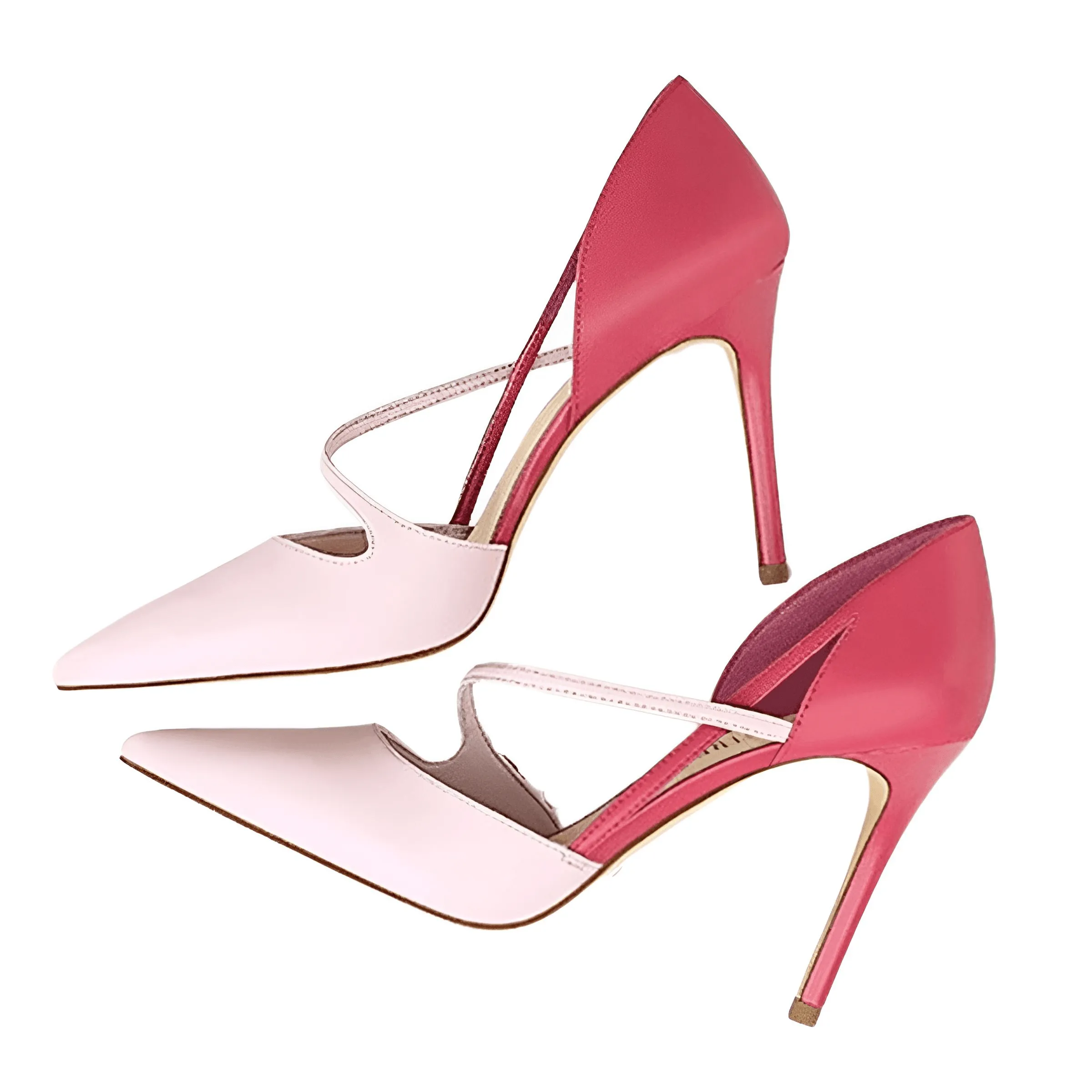 Duo Color Women's High Heel Pumps