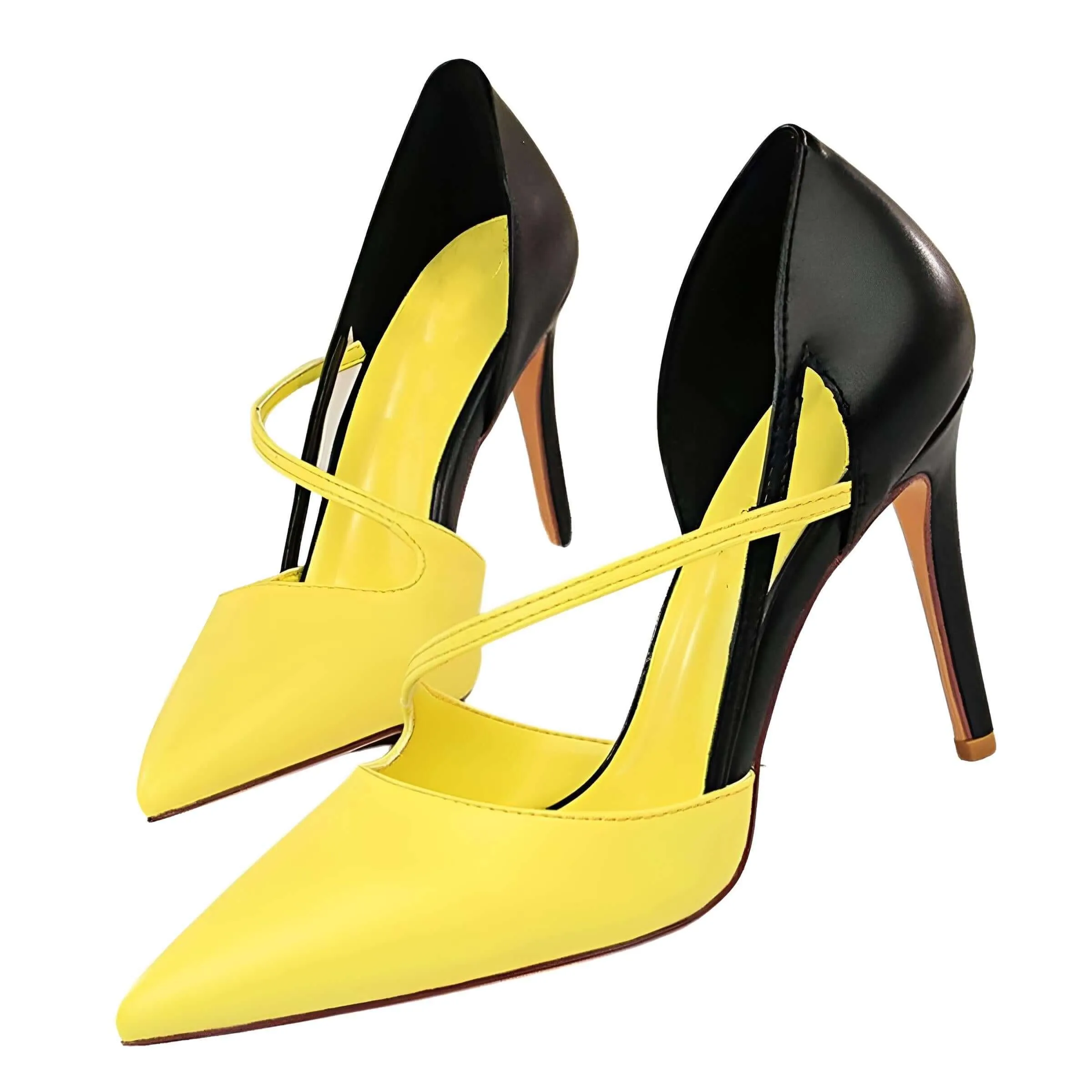 Duo Color Women's High Heel Pumps