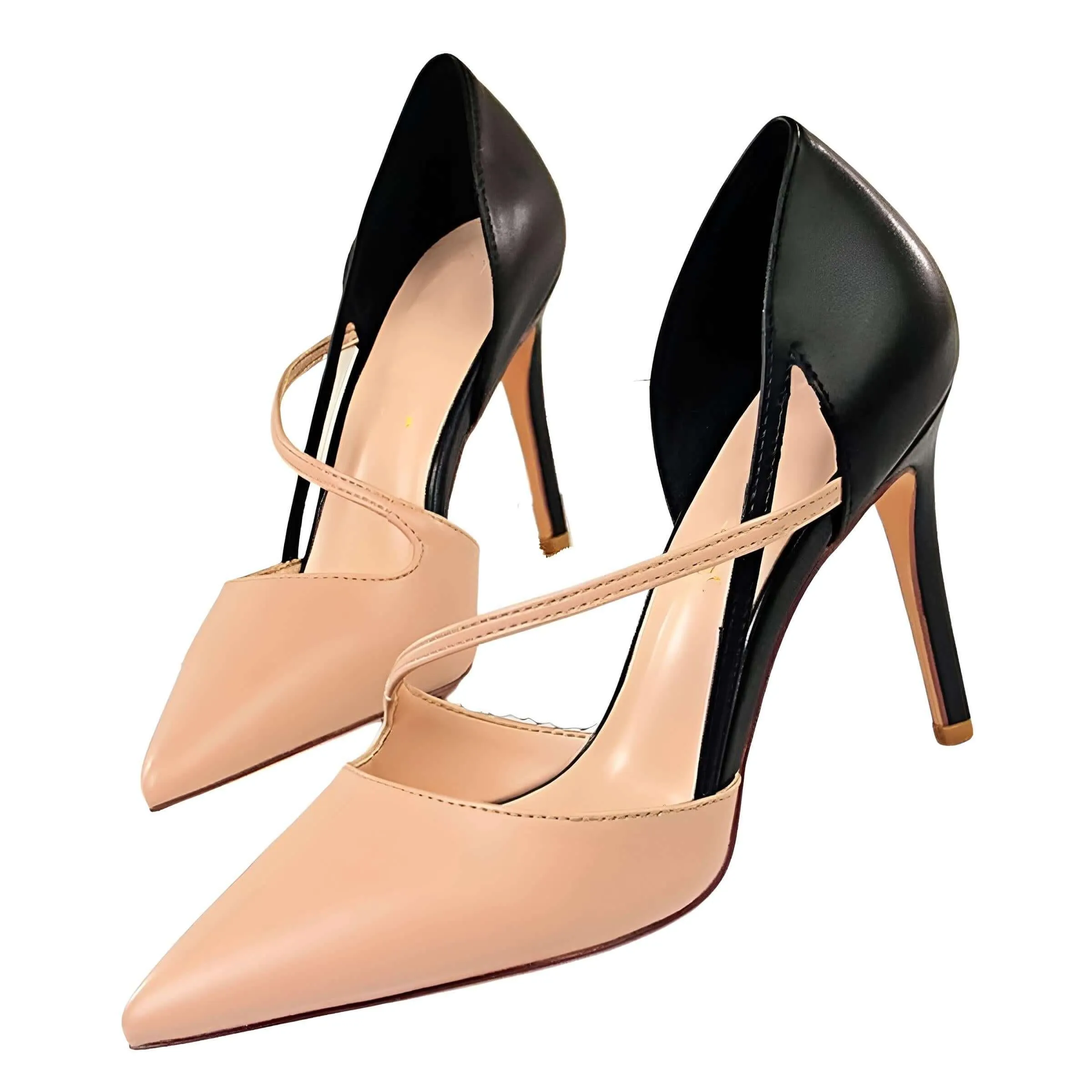 Duo Color Women's High Heel Pumps