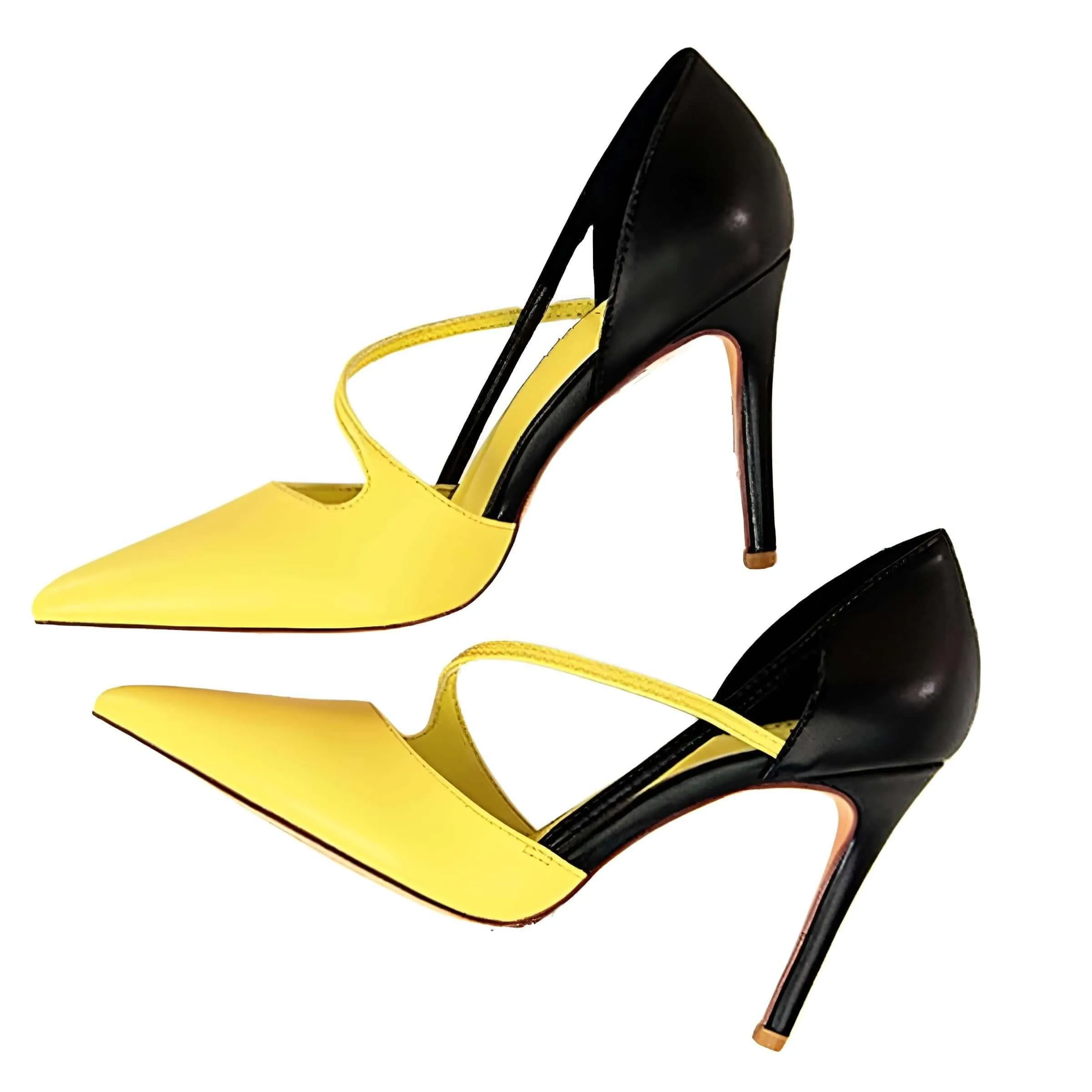 Duo Color Women's High Heel Pumps