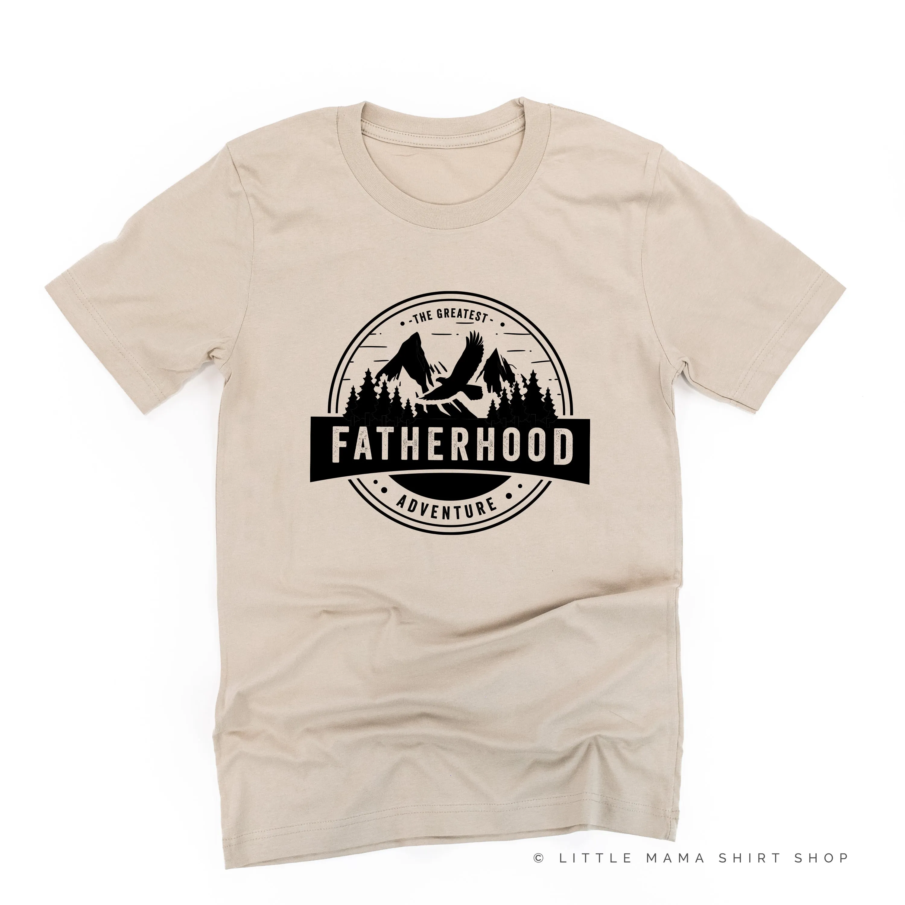 FATHERHOOD - THE GREATEST ADVENTURE (SLEEVE DETAIL) - Unisex Tee