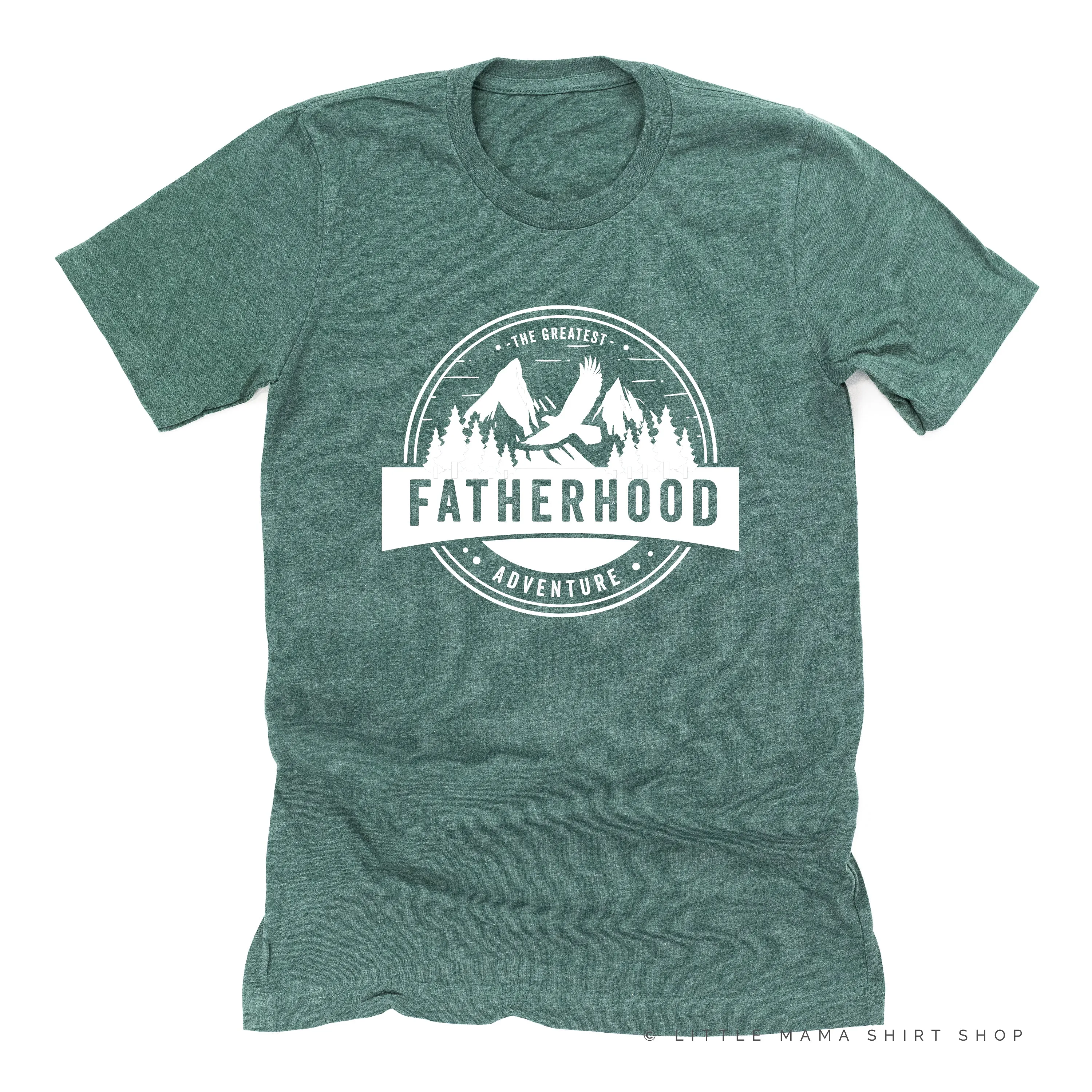 FATHERHOOD - THE GREATEST ADVENTURE (SLEEVE DETAIL) - Unisex Tee