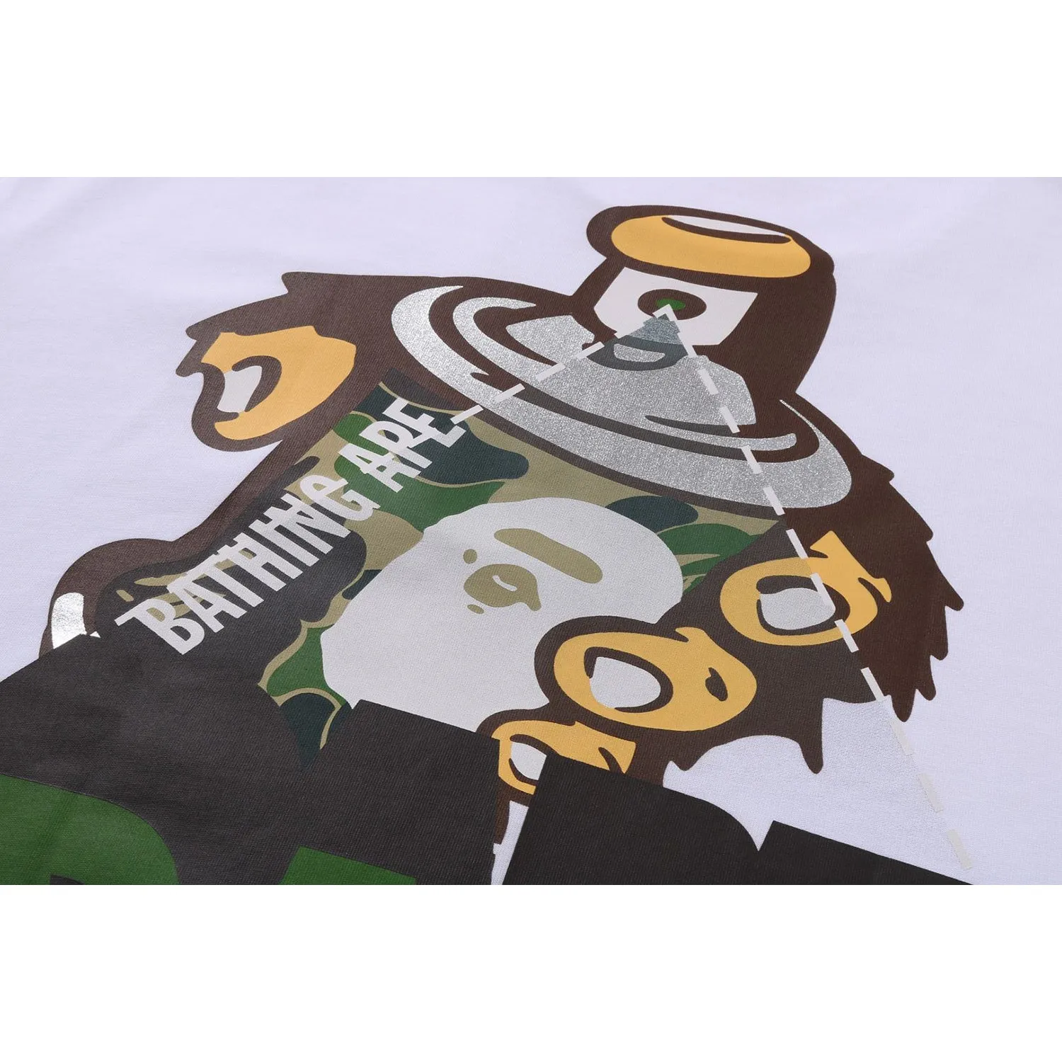 GRAFFITI BAPE LOGO RELAXED FIT TEE MENS