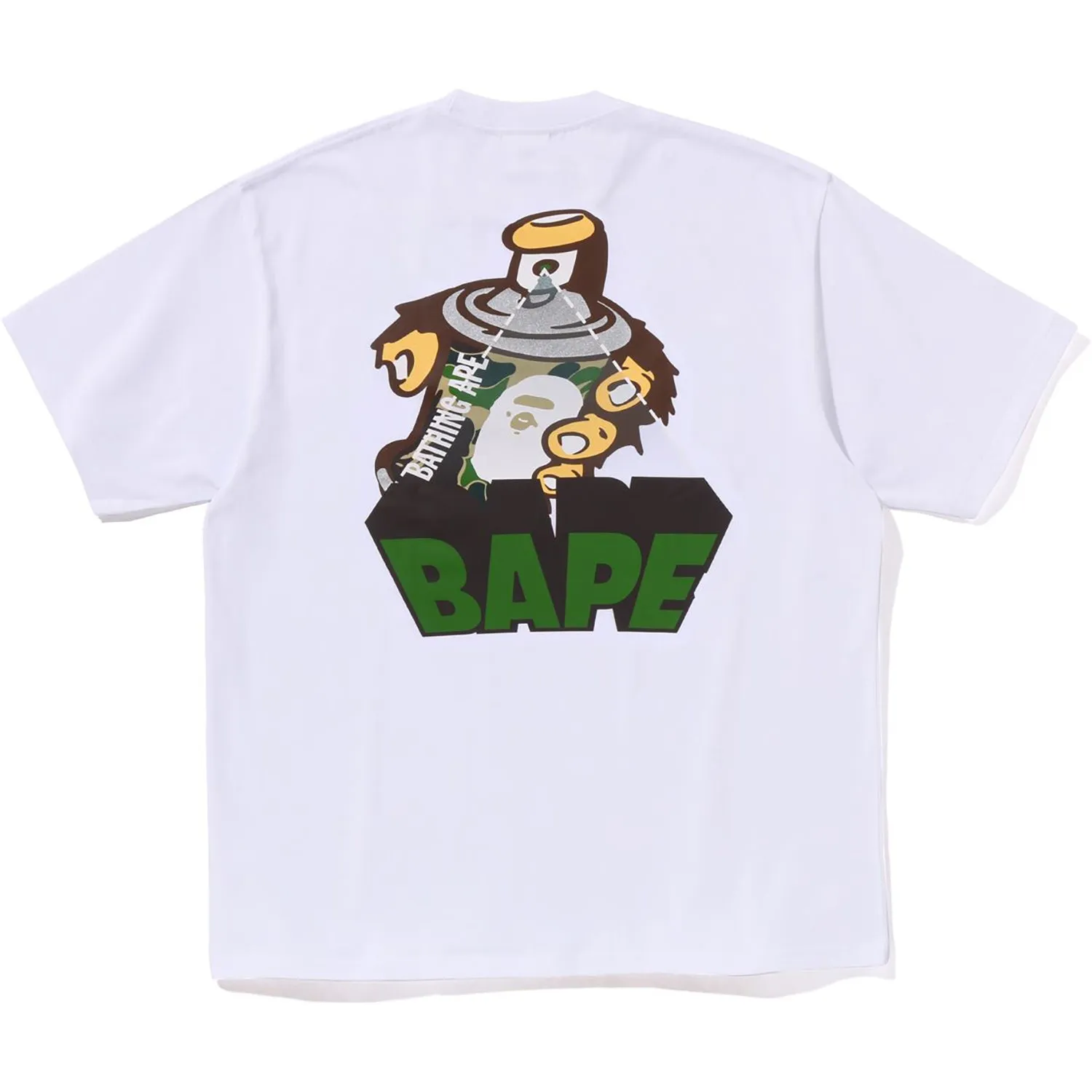 GRAFFITI BAPE LOGO RELAXED FIT TEE MENS