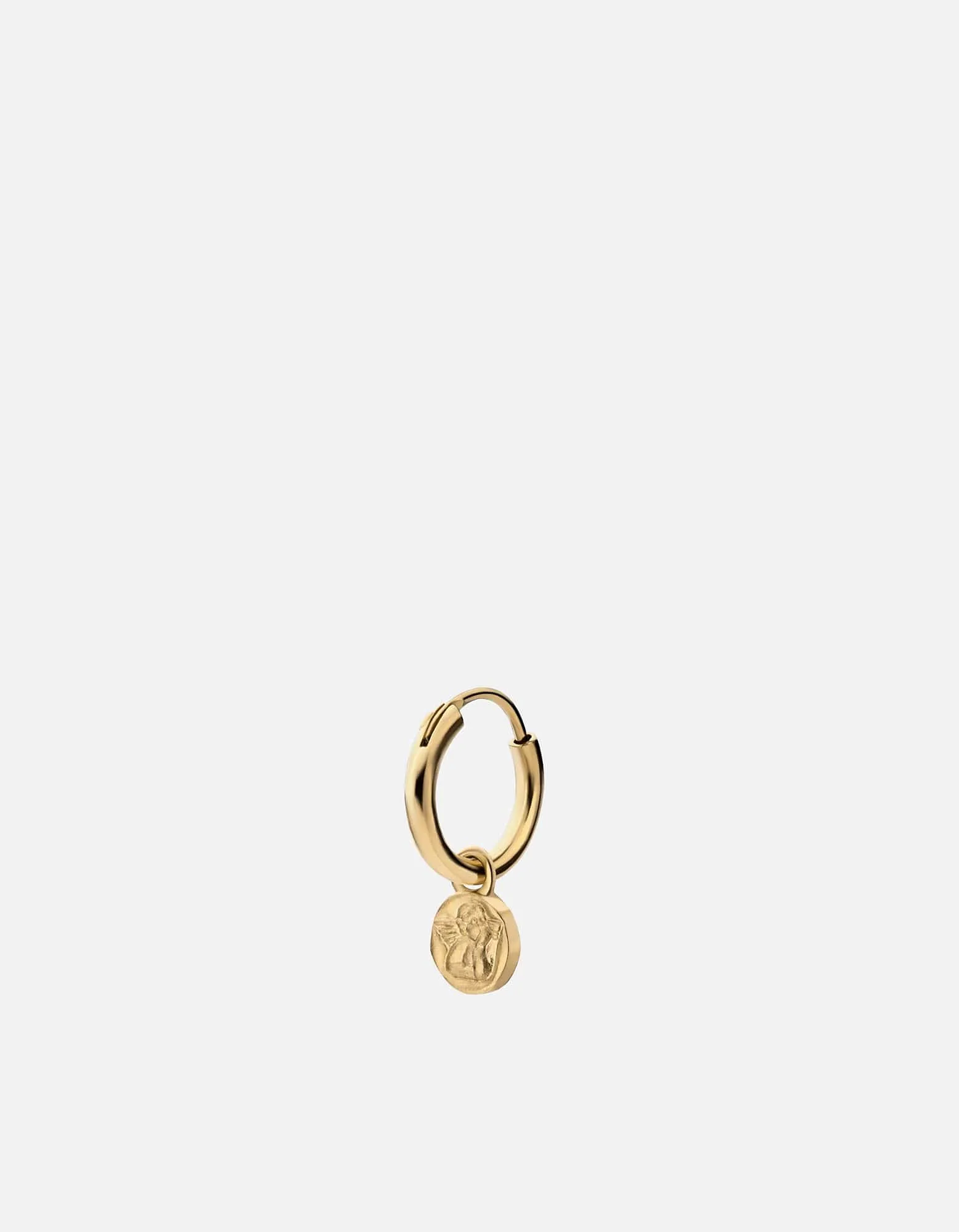 Guardian Huggie Earring, Gold Vermeil