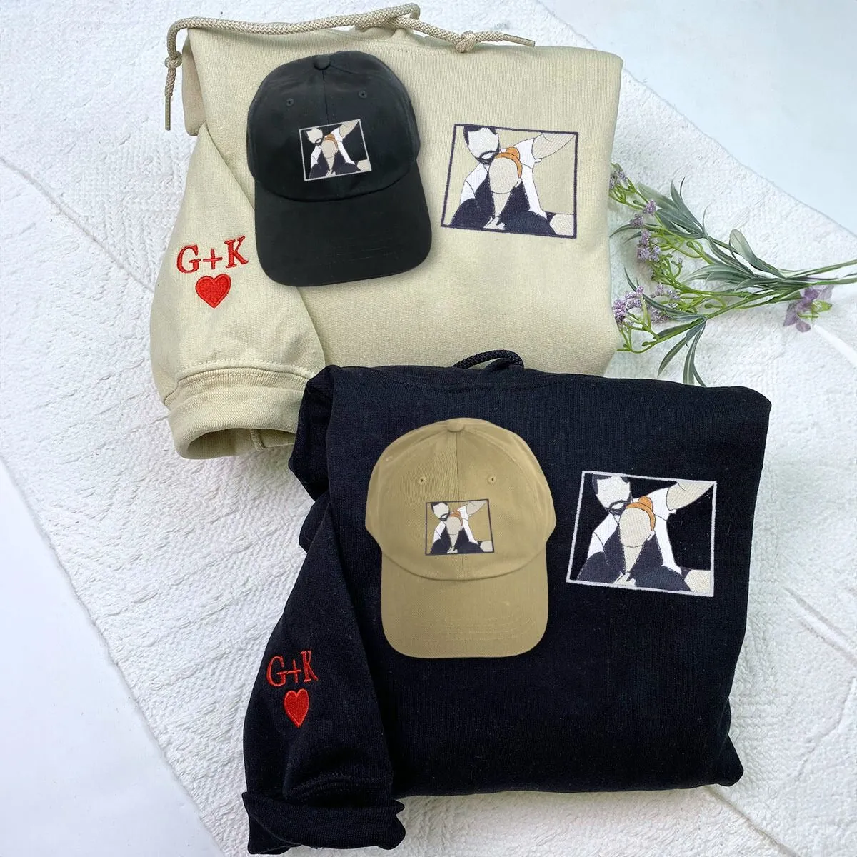 His & Hers Cozy Combo: Sweatshirt & Matching Hat Bundle