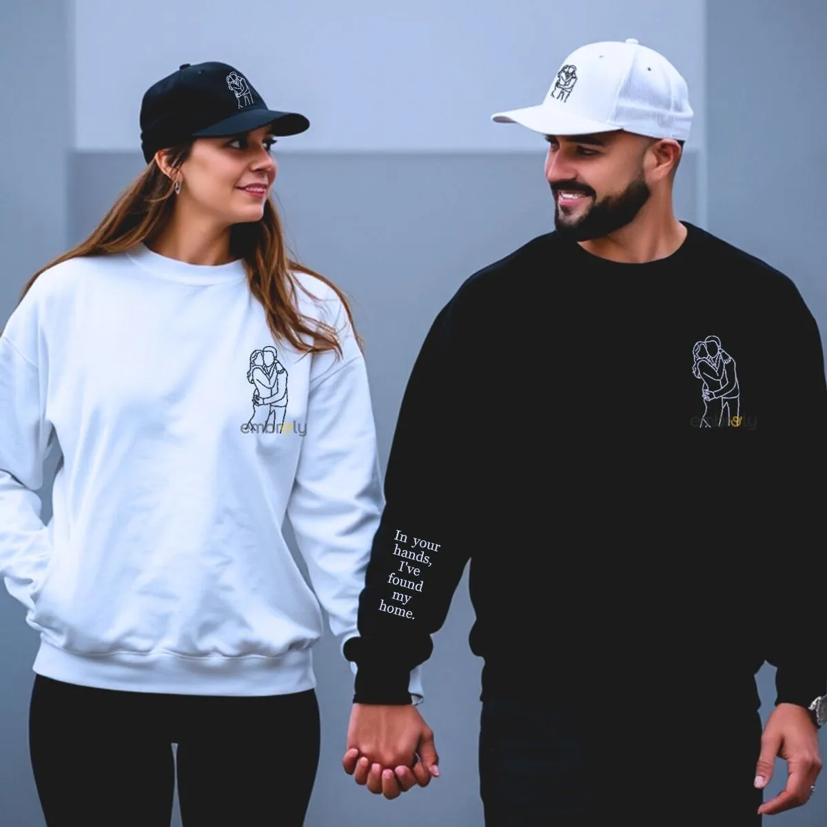 His & Hers Cozy Combo: Sweatshirt & Matching Hat Bundle