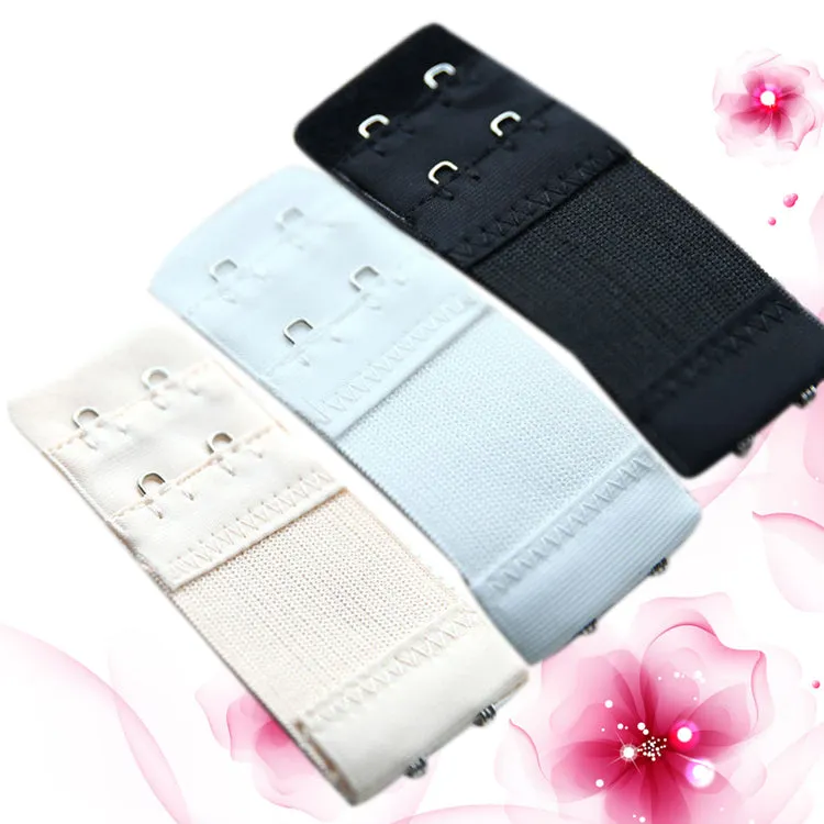 Hot Sale Fashion Plus Elastic Telescopic 2 Button Bra Lengthened Buckle Stainless Steel Buckle Adjust Bra