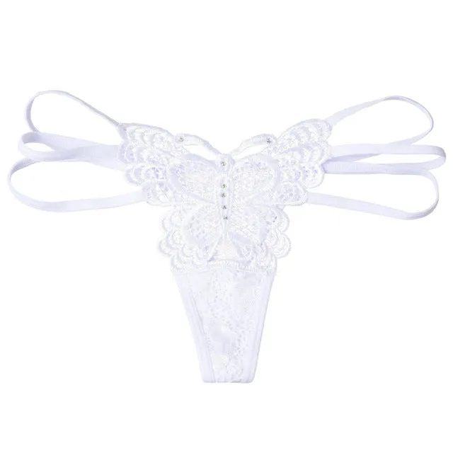 Hot Sale Sexy Cotton Women's Panties Solid Cute Butterfly Women Underwear Thongs