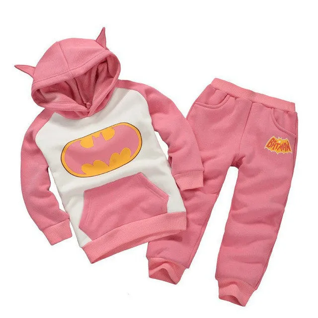 kids baby boys girls sets new Children Hoodie pants 2 pcs set suit clothes sets kids clothing set 2017 Spring Autumn tracksuit