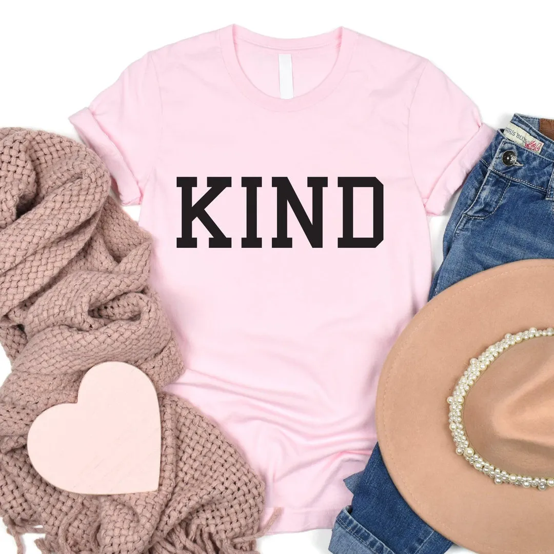 Kind Pink Tee, Adult