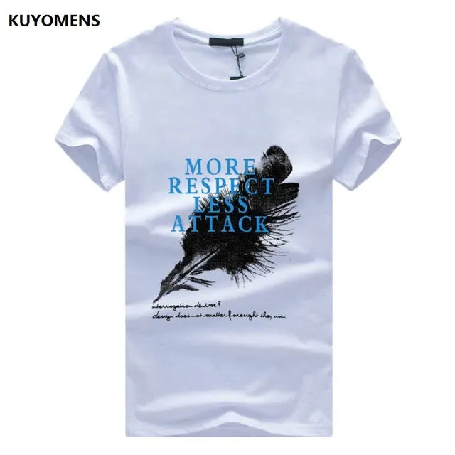 KUYOMENS Men's T-Shirts Plus Size 5XL Tee Shirt Homme Summer Short Sleeve Men T Shirts Male TShirts Camiseta Tshirt Homme