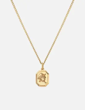 Leo Nyle Necklace, Gold Vermeil