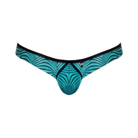 Male Power Tranquil Abyss Mini Bikini Seafoam/black Large