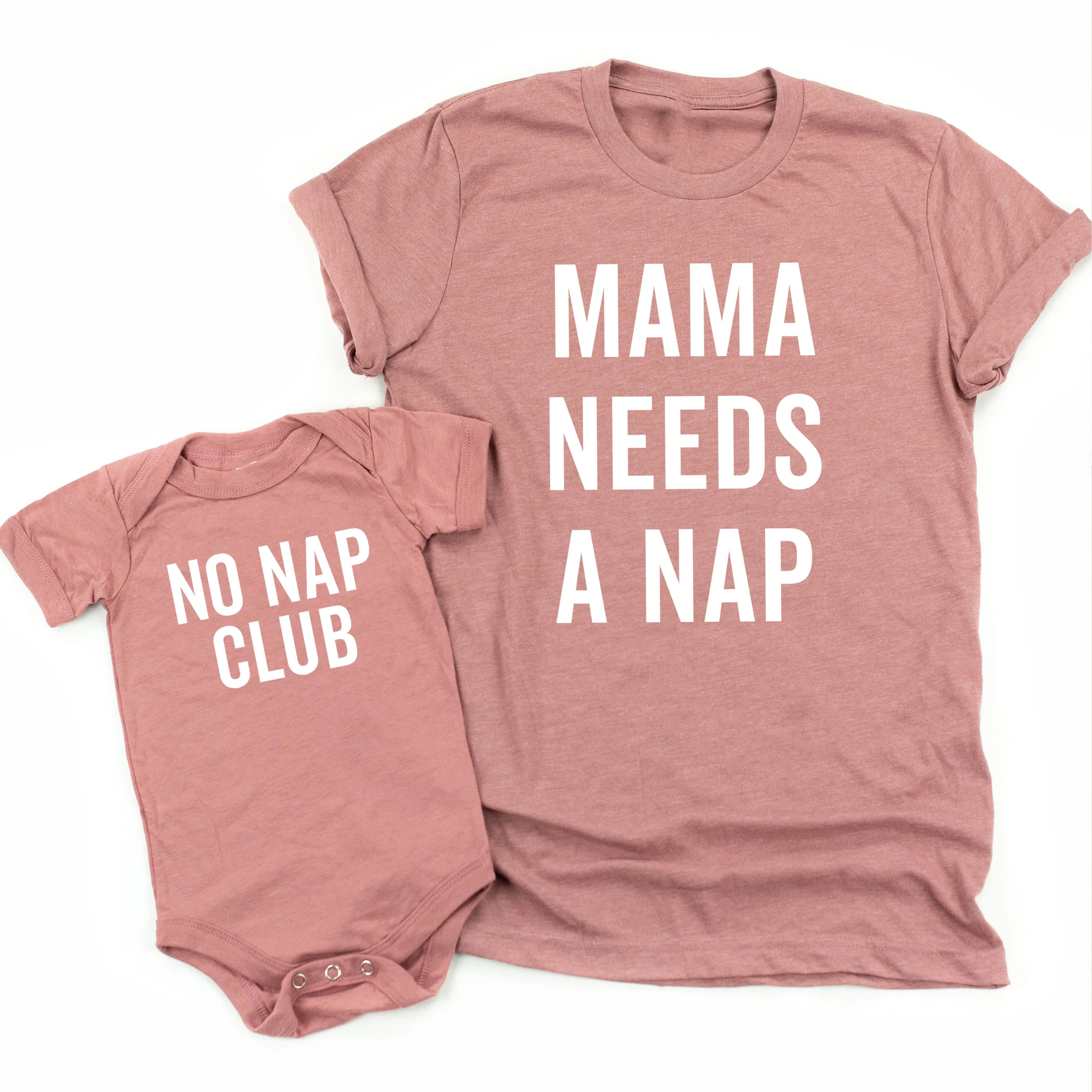 Mama Needs A Nap   No Nap Club - Set of 2 Shirts