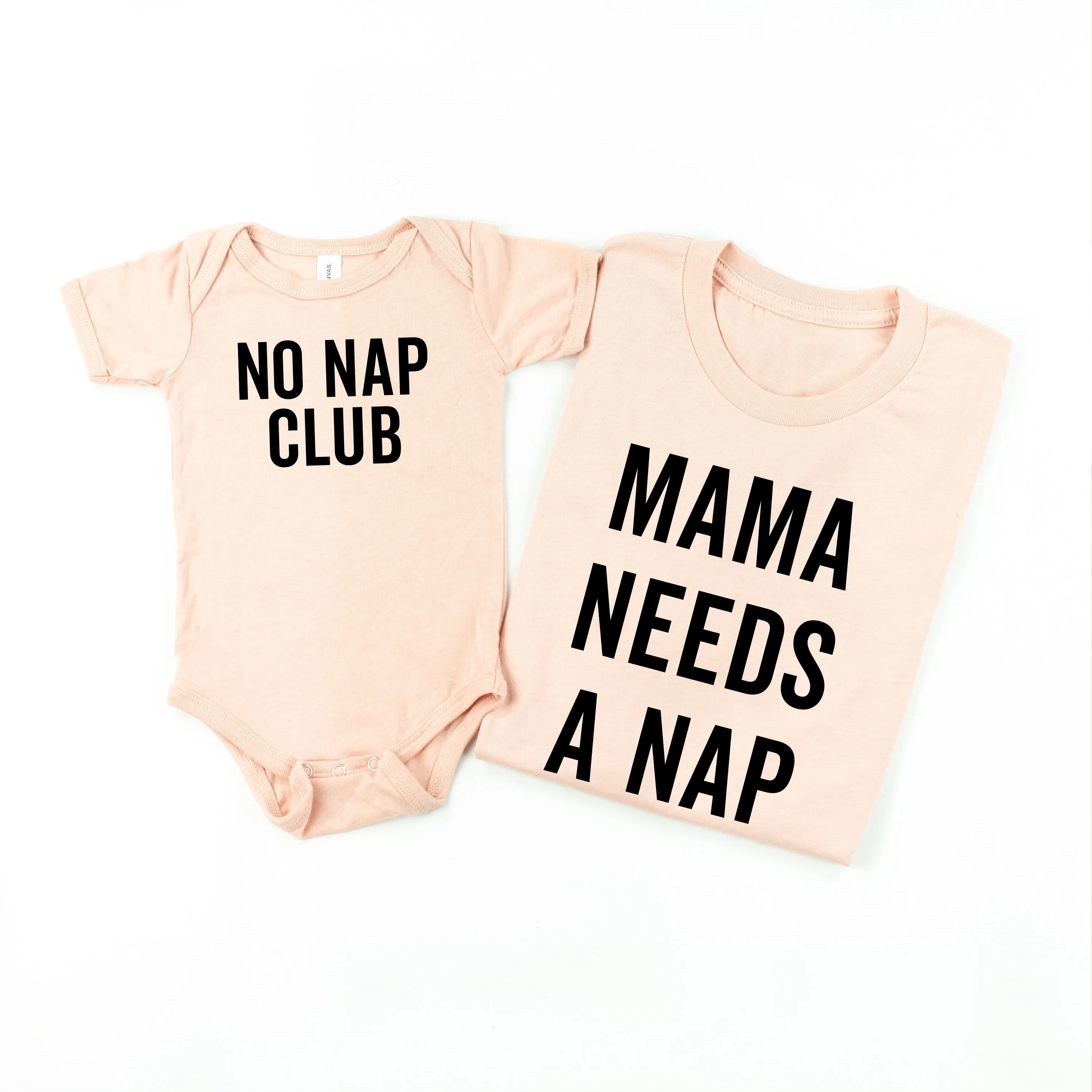 Mama Needs A Nap   No Nap Club - Set of 2 Shirts