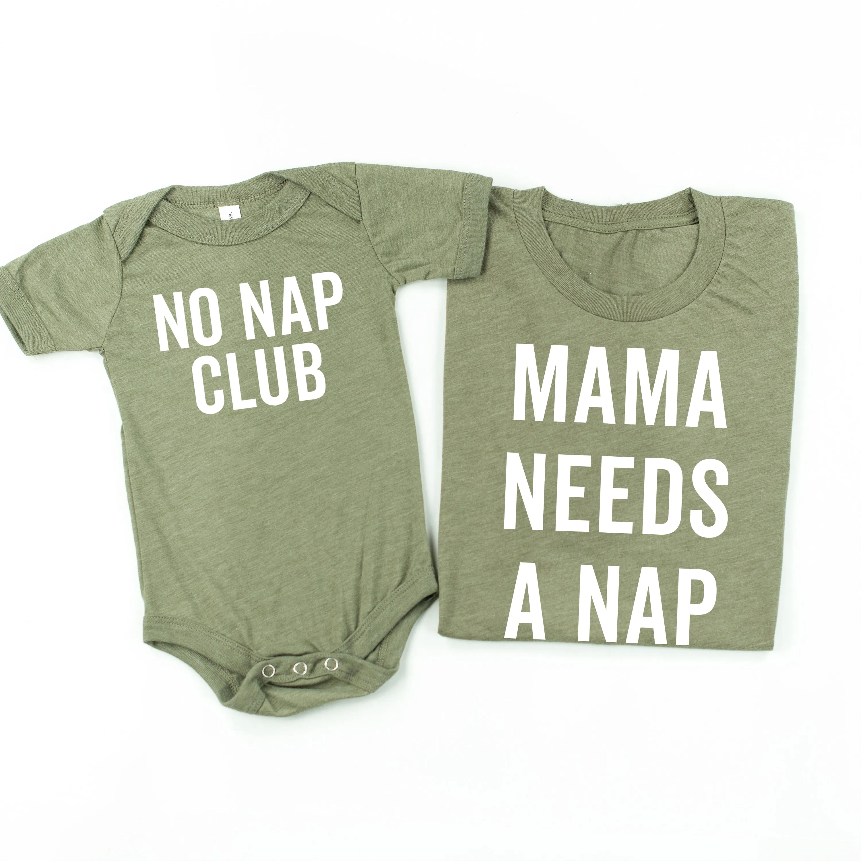 Mama Needs A Nap   No Nap Club - Set of 2 Shirts