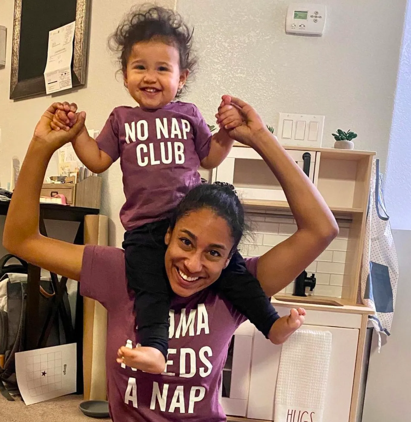 Mama Needs A Nap   No Nap Club - Set of 2 Shirts