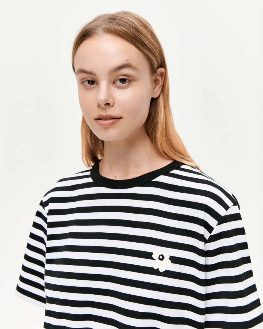 Marimekko KIOSKI Vihne Tasaraita Unikko Shirt