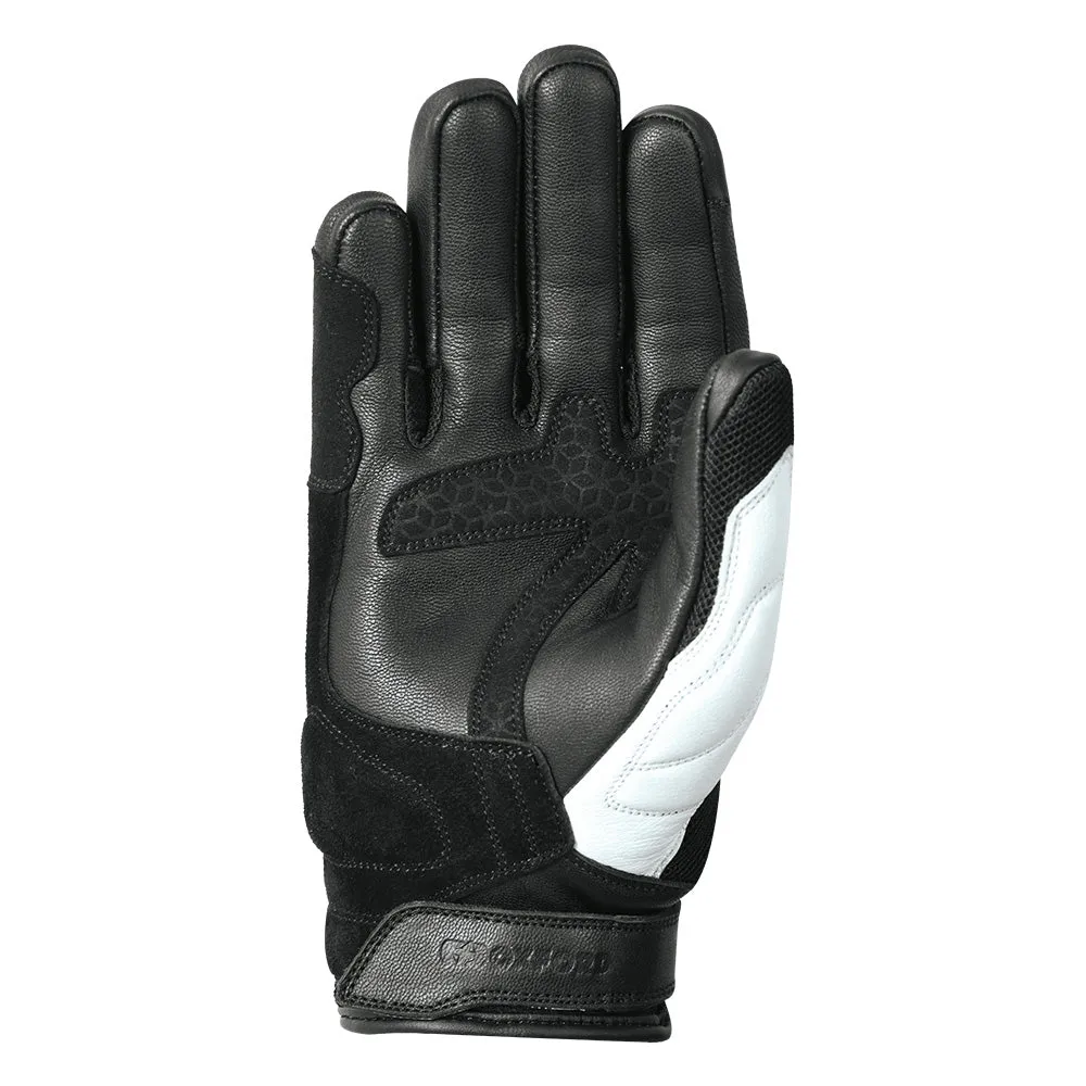 Oxford RP-6S Men Motorcycle Gloves Black White Fluo