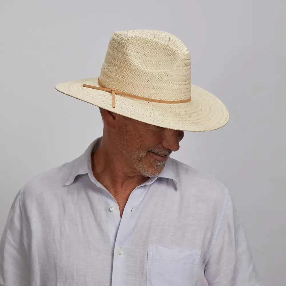 Paulo | Mens Wide Brim Straw Safari Sun Hat