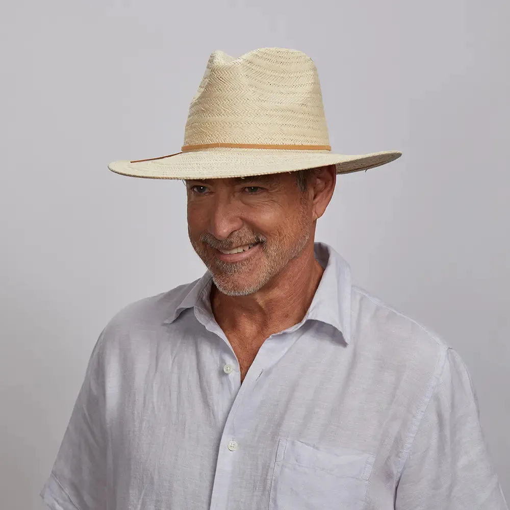 Paulo | Mens Wide Brim Straw Safari Sun Hat